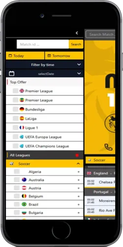 Afro Bet Ethiopia app on mobile phone